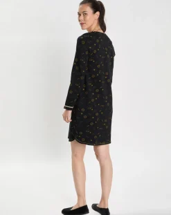 Le Chat Lingerie, Nuit|Chemise de nuit Céleste noire