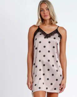 Admas Lingerie, Nuit|Chemise de nuit Elegant Dots rose