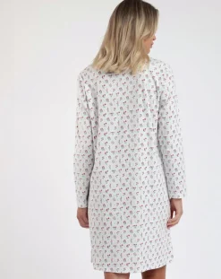 Admas Lingerie, Nuit|Chemise de nuit Essence of Life C blanche