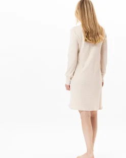 Le Chat Lingerie, Nuit|Chemise de nuit Garance doré/écru