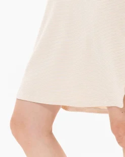 Le Chat Lingerie, Nuit|Chemise de nuit Garance doré/écru