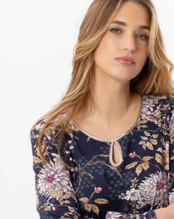 Le Chat Lingerie, Nuit|Chemise de nuit Gloria multicolore