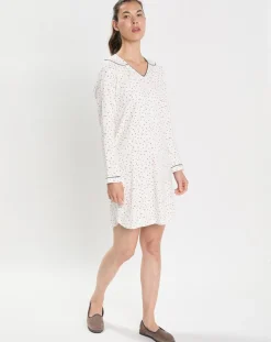 Le Chat Lingerie, Nuit|Chemise de nuit Holly écrue