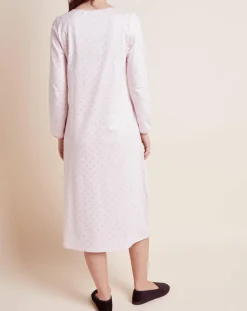 Le Chat Lingerie, Nuit|Chemise de nuit imprimée Caline rose