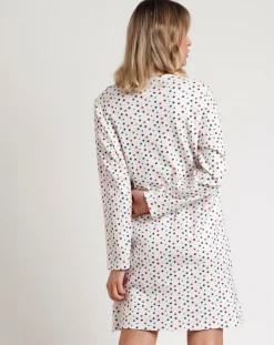 Admas Lingerie, Nuit|Chemise de nuit patte de boutonnage Star E multicolore