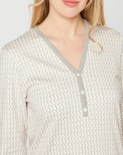 Le Chat Lingerie, Nuit|Chemise de nuit Romeo multicolore