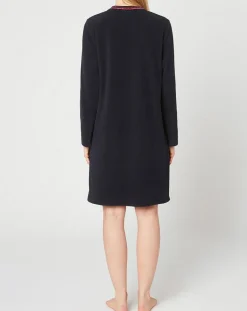 Le Chat Lingerie, Nuit|Chemise de nuit Teddy bleu marine