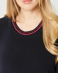 Le Chat Lingerie, Nuit|Chemise de nuit Teddy bleu marine