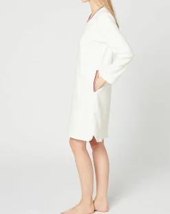 Le Chat Lingerie, Nuit|Chemise de nuit Teddy écrue