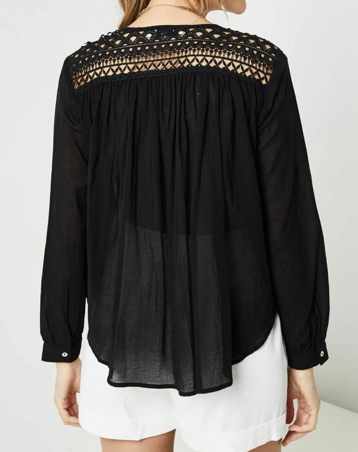 See u Soon Chemises|Chemise Donna noire