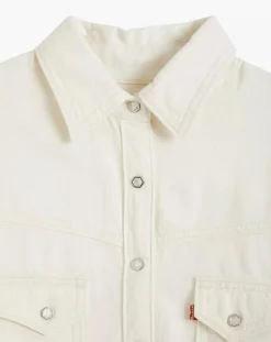 Levi's® Chemises|Chemise en Coton & Chanvre Dorsey XL oversize Western écrue