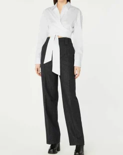 Recc Chemises|Chemise en Coton à nouer Adi blanche