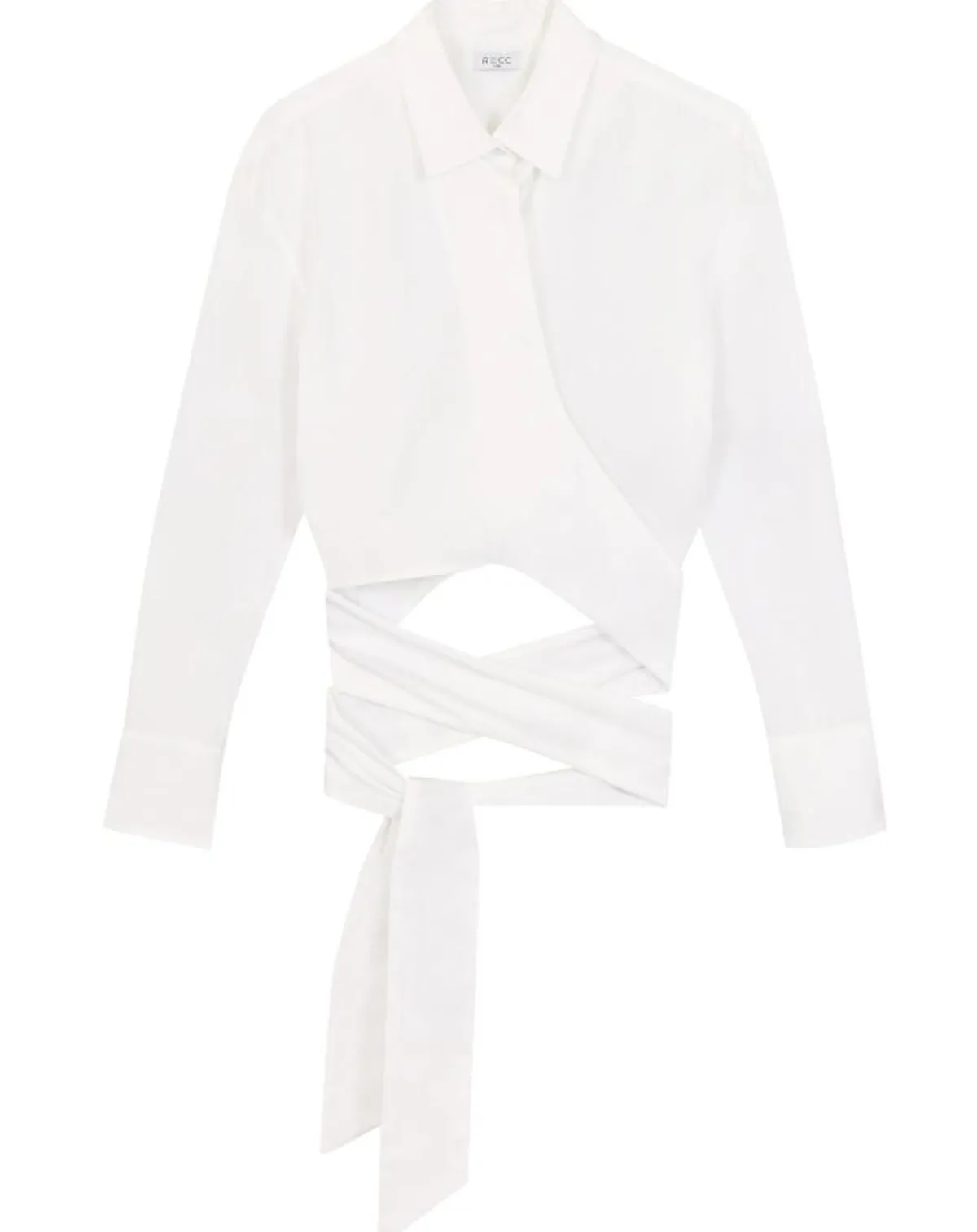Recc Chemises|Chemise en Coton à nouer Adi blanche