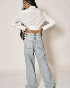 Recc Chemises|Chemise en Coton à nouer Adi blanche