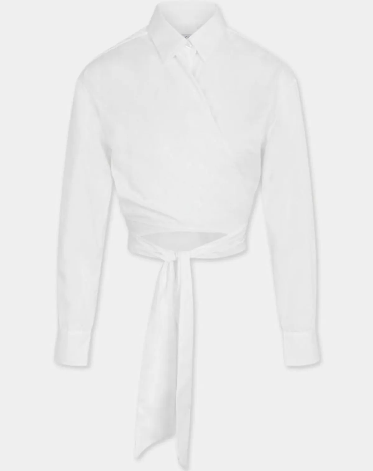 Recc Chemises|Chemise en Coton à nouer Adi blanche