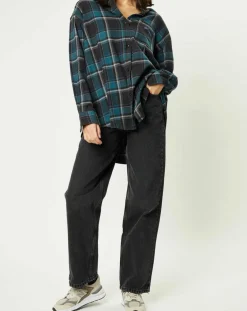 BDG by Urban Outfitters Chemises|Chemise en Flanelle Sadie à carreaux vert/marine