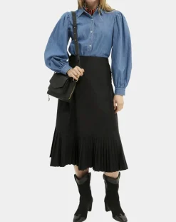 Scotch & Soda Chemises|Chemise en Jean bleue