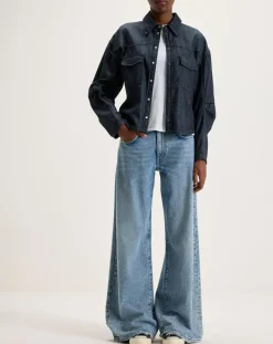 Bellerose Chemises|Chemise en jean Kapla 60s stone wash