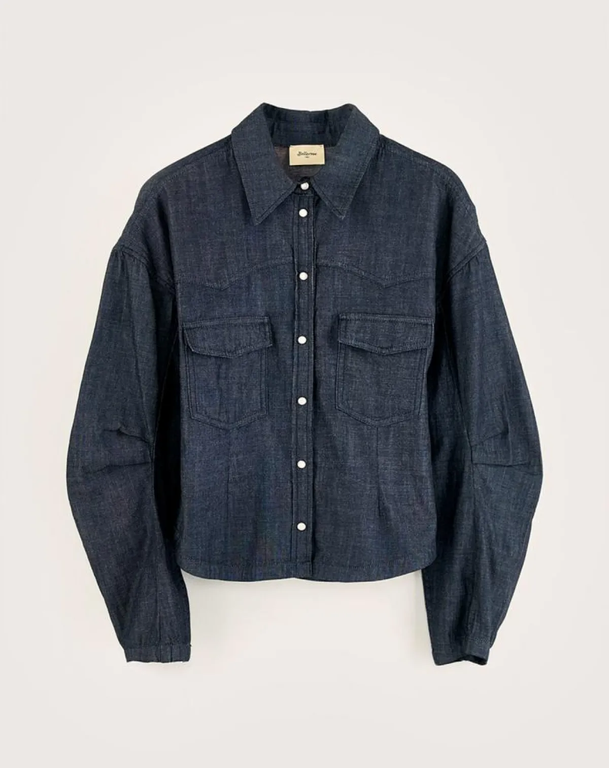 Bellerose Chemises|Chemise en jean Kapla 60s stone wash