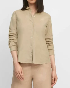 Marc O'Polo Chemises|Chemise en Velours côtelé fin Milleraies beige