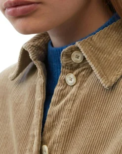 Marc O'Polo Chemises|Chemise en Velours côtelé marron