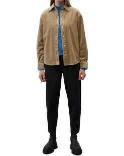Marc O'Polo Chemises|Chemise en Velours côtelé marron