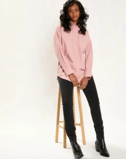 Esprit Chemises|Chemise Epaisse rose clair