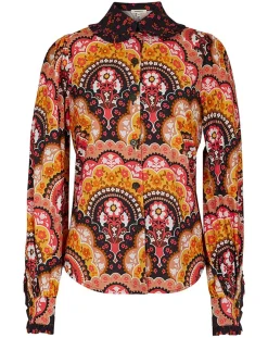 Manoush Chemises|Chemise Fall Winter Mix imprimée rose/multicolore