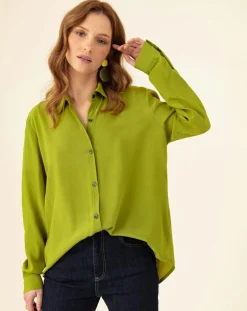 Indies Chemises|Chemise Fusion absinthe