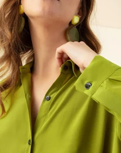 Indies Chemises|Chemise Fusion absinthe