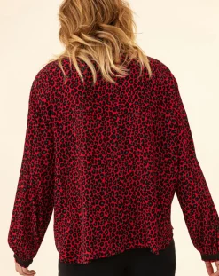 Indies Chemises|Chemise Gael leo rouge