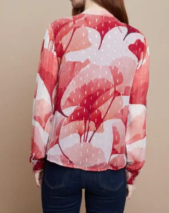 Mare di Latte Chemises|Chemise Gaelle Pistil rouge