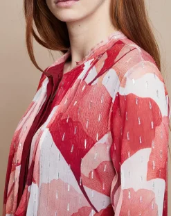 Mare di Latte Chemises|Chemise Gaelle Pistil rouge