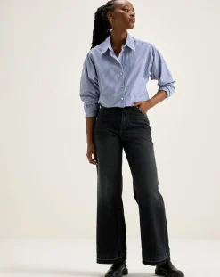 Bellerose Chemises|Chemise Gedeon rayée bleue