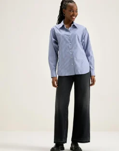 Bellerose Chemises|Chemise Gedeon rayée bleue
