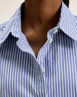 Bellerose Chemises|Chemise Gedeon rayée bleue