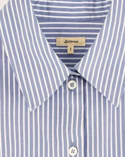 Bellerose Chemises|Chemise Gedeon rayée bleue