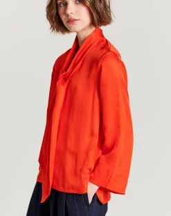 Bellerose Chemises|Chemise Handers fluide rouge