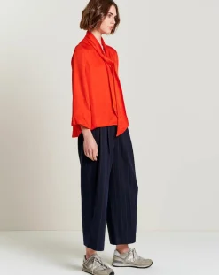 Bellerose Chemises|Chemise Handers fluide rouge