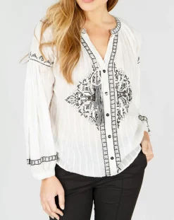 Derhy Chemises|Chemise Havane blanc cassé