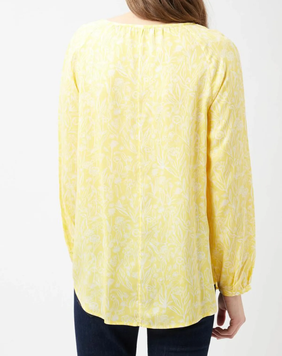Marc O'Polo Chemises|Chemise imprimé floral jaune