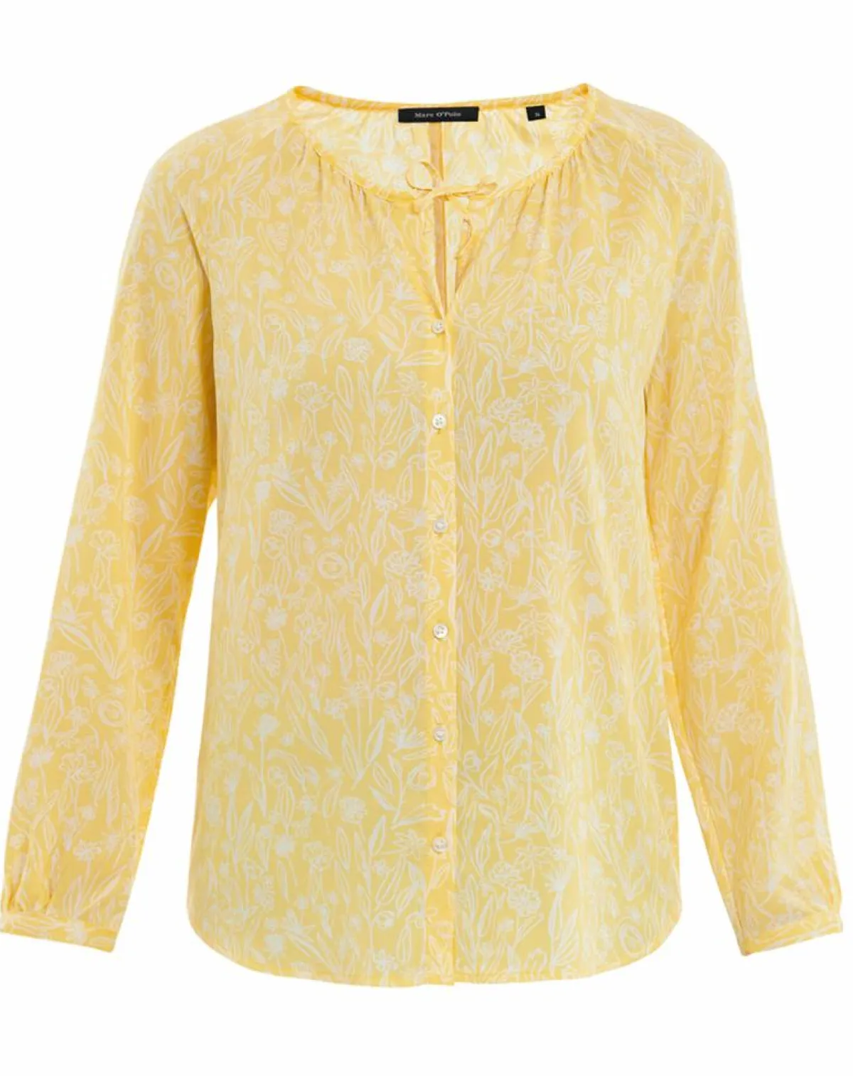 Marc O'Polo Chemises|Chemise imprimé floral jaune
