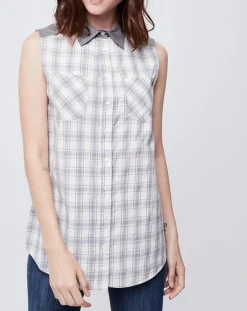 John Galliano Chemises|Chemise imprimé gris/blanc