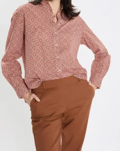 Marc O'Polo Chemises|Chemise imprimée all-over rouge