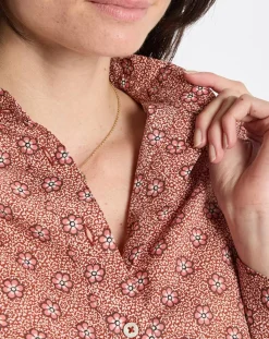 Marc O'Polo Chemises|Chemise imprimée all-over rouge