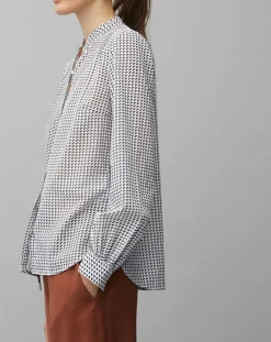 Marc O'Polo Chemises|Chemise imprimée blanc/bleu