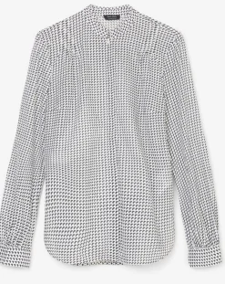 Marc O'Polo Chemises|Chemise imprimée blanc/bleu