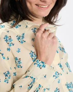 Marc O'Polo Chemises|Chemise imprimée blanc/bleu