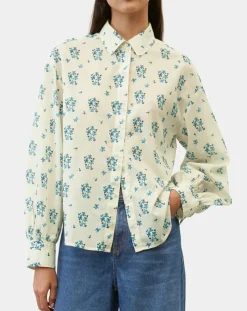 Marc O'Polo Chemises|Chemise imprimée blanc/bleu