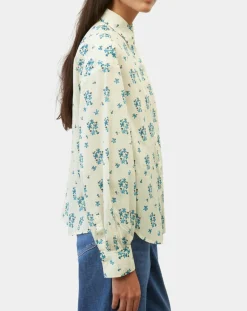 Marc O'Polo Chemises|Chemise imprimée blanc/bleu